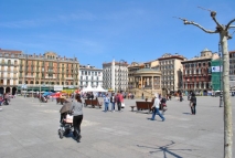 Plaza del Castillo, inicio y fin del trayecto